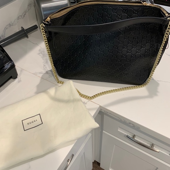 Gucci  Black Miss Gg Ssima Hobo with storage bag - Picture 4 of 5